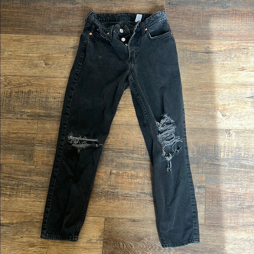 Black Boyfriend Jeans